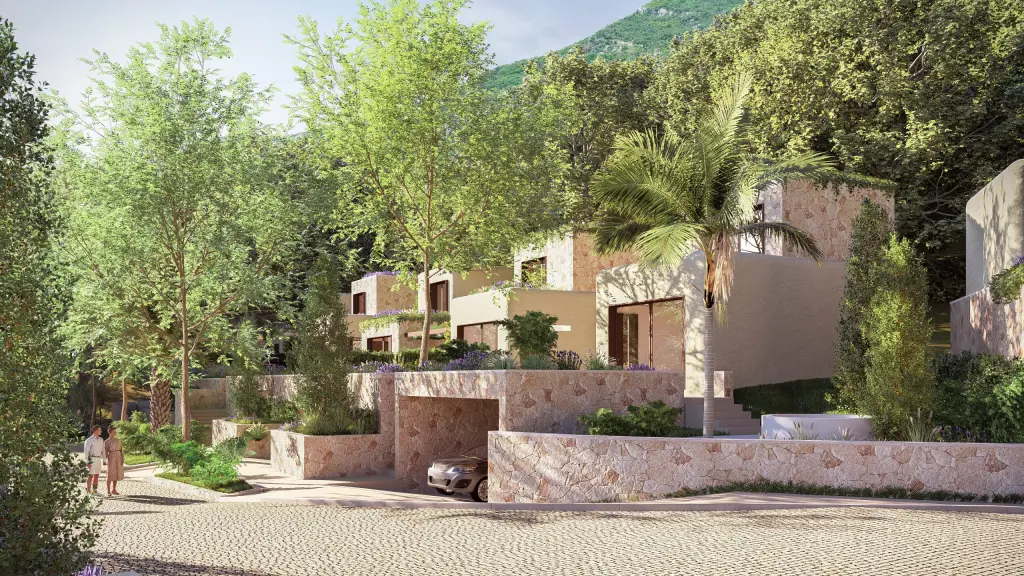Aura Lastva Luxury Villas — vile u Lastvi Grbaljskoj, Crna Gora, vile u zelenilu