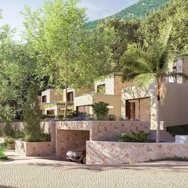 Aura Lastva Luxury Villas — vile u Lastvi Grbaljskoj, Crna Gora, vile u zelenilu