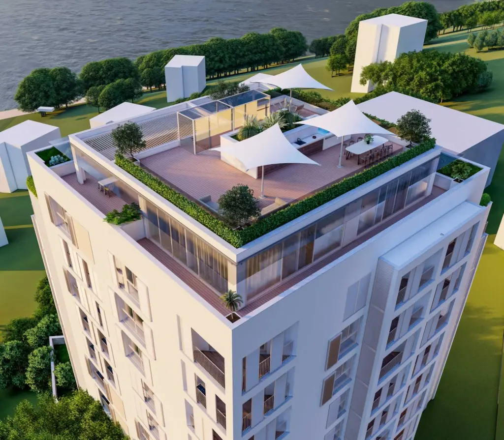 Aura Tower — stanovi Rafailovići, Crna Gora, krovna terasa